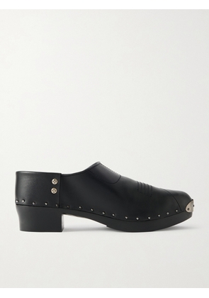 Enfants Riches Déprimés - Studded Leather Clogs - Men - Black - EU 40