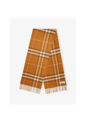 Burberry Check-Print Cashmere Scarf