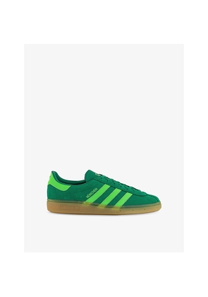 Womens Adidas Muenchen Suede Low-Top Trainers