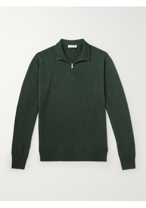 Mr P. - James Cashmere Half-Zip Sweater - Men - Green - XS
