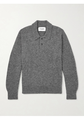 Corridor - Baby Alpaca-Blend Polo Sweater - Men - Gray - S