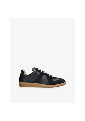 Womens Maison Margiela Replica Leather Low-Top Trainers