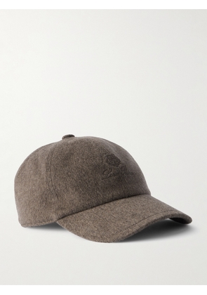 Loro Piana - Logo-Embroidered Storm System® Cashmere Baseball Cap - Men - Neutrals - S