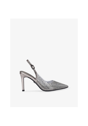 Womens Carvela Positano Vinyl Embellished Heels