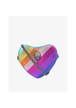 Womens Kurt Geiger London Kensington Heart Leather Cross-Body Bag