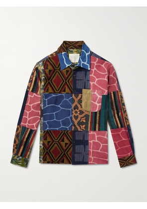 Kardo - Luis Printed Patchwork Cotton Shirt - Men - Multi - S