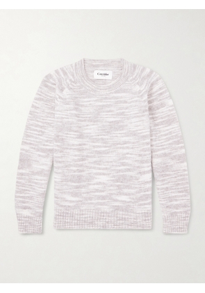 Corridor - Space-Dyed Alpaca and Pima Cotton-Blend Sweater - Men - Gray - S