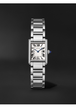 Cartier - Tank Must de Cartier Small SolarBeat™ 29.5mm Stainless Steel Watch, Ref. No. WSTA0121 - Men - Gray