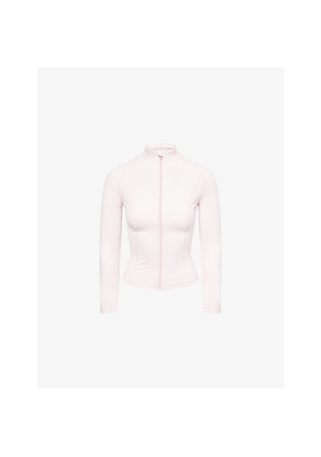 Womens Sisterly Tribe Softsculpt Zip Jersey Jacket