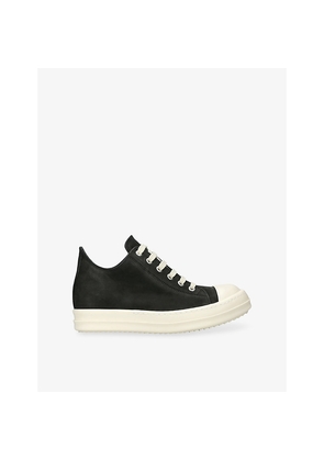 Womens Rick Owens Low Lace-Up Leather Trainers