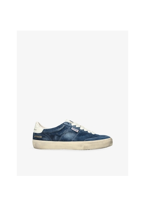 Mens Golden Goose Men's Soul Star Suede Low-Top Trainers