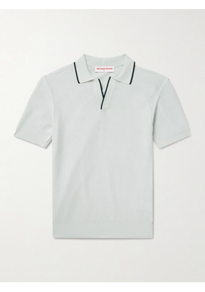 Orlebar Brown - Horton Cotton-Piqué Polo Shirt - Men - Blue - S