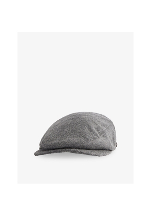 Mens Barbour Redshore Wool Flat Cap