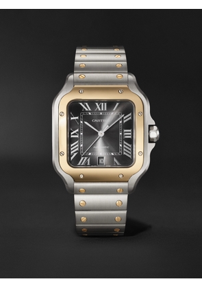 Cartier - Santos de Cartier Automatic 39.8mm Interchangeable Stainless Steel and Alligator Watch, Ref. No. CRW2SA0030 - Men - Gray