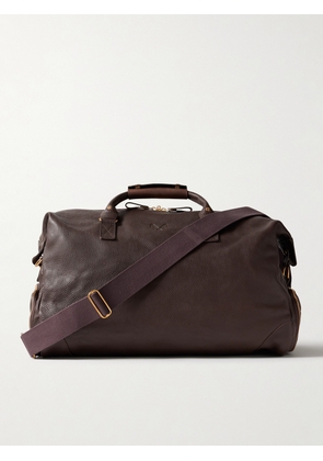 Bennett Winch - Logo-Debossed Full-Grain Leather Weekend Bag - Men - Brown
