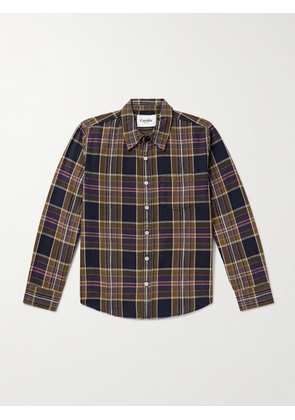 Corridor - Tea Tree Checked Cotton Shirt - Men - Blue - S