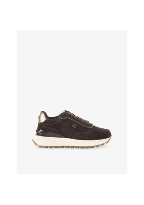 Womens KG Kurt Geiger Louisa Faux-Suede Trainers