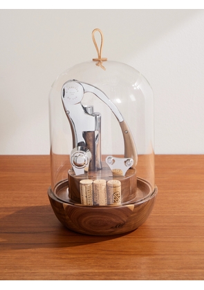 L'Atelier Du Vin - Oeno Motion Groom Walnut Wood, Glass and Steel Corkscrew Set - Men - Brown