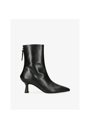 Womens Aeyde Elina Leather Heeled Ankle Boots