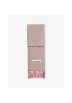 Acne Studios Fringed Knitted Scarf