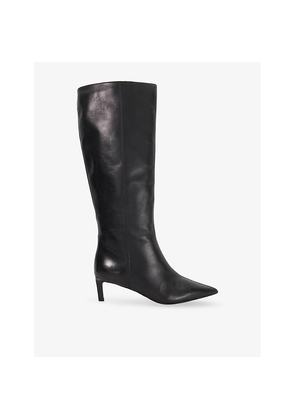 Womens Dune Smoothly Leather Knee-High Boots