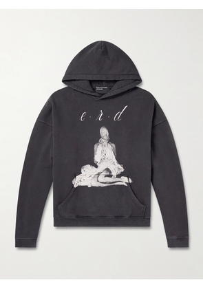 Enfants Riches Déprimés - Girl In Sheet Printed Cotton-Jersey Hoodie - Men - Black - S