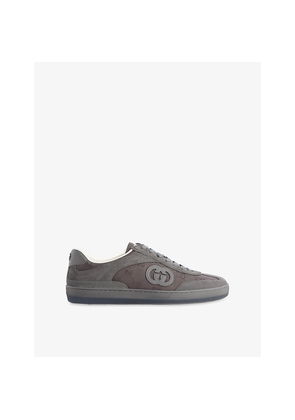 Mens Gucci G75 Canvas Trainers