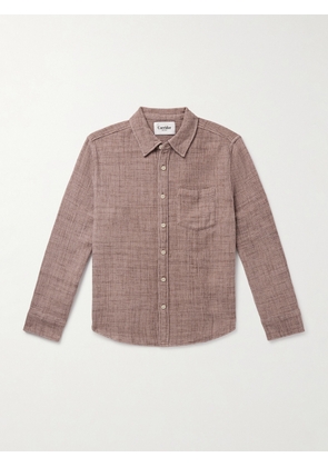 Corridor - Waffle-Knit Cotton Shirt - Men - Pink - S