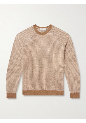 Inis Meáin - Tonnta Linen, Cotton and Cashmere-Blend Sweater - Men - Brown - S