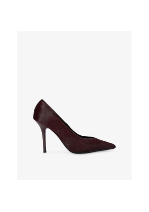Womens KG Kurt Geiger Nala Faux-Leather Heeled Courts
