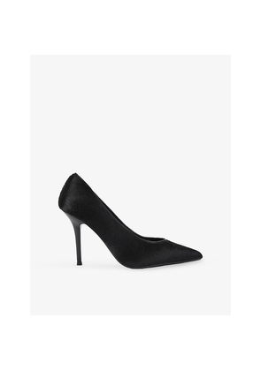 Womens KG Kurt Geiger Nala Faux-Leather Heeled Courts