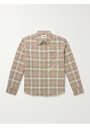 Corridor - Birch Checked Cotton-Canvas Shirt - Men - Neutrals - S