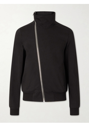 Rick Owens - Bauhaus Jogger Cotton-Jersey Zip-Up Jacket - Men - Black - XS