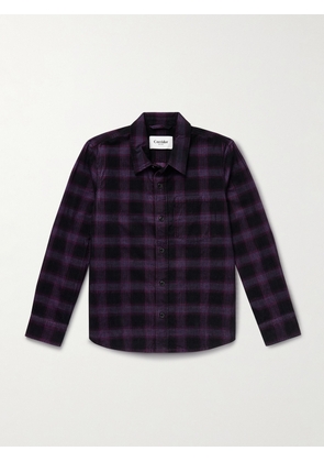 Corridor - Jupiter Checked Cotton-Corduroy Shirt - Men - Purple - S