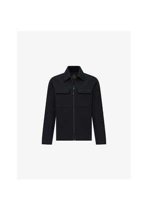 Mens Boggi Milano Nexus Technical-Wool Blend Shirt Jacket