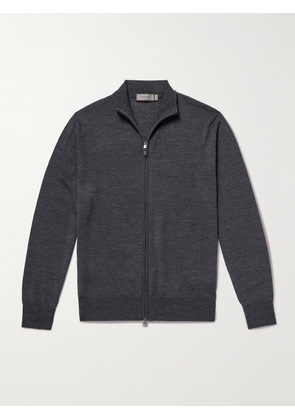 Canali - Wool Zip-Up Cardigan - Men - Gray - IT 46
