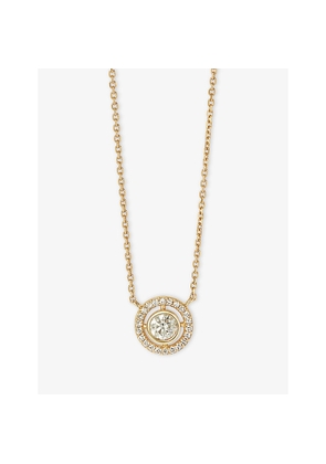 Womens Astley Clarke April Birthstone 14ct Yellow-Gold and 0.08ct Lab-Grown Diamond Pendant Necklace