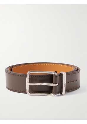 LOEWE - 3.2cm Leather Belt - Men - Brown - EU 80