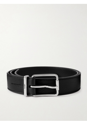 LOEWE - Essential 3.2cm Full-Grain Leather Belt - Men - Black - EU 85
