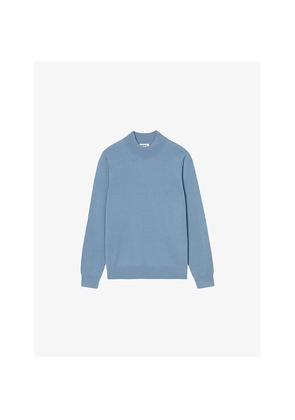 Mens Sandro High-Neck Regular-Fit Wool Jumper