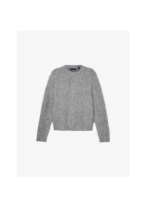 Mens Allsaints Coby Relaxed-Fit Wool-Blend Jumper