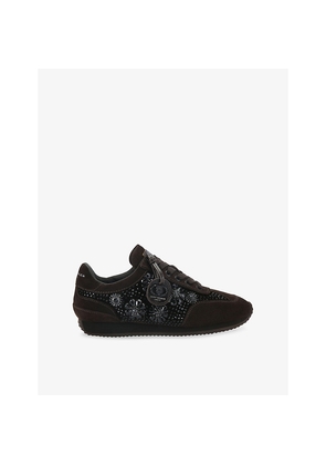 Womens Kurt Geiger London Chelsea Jewel Woven Trainers