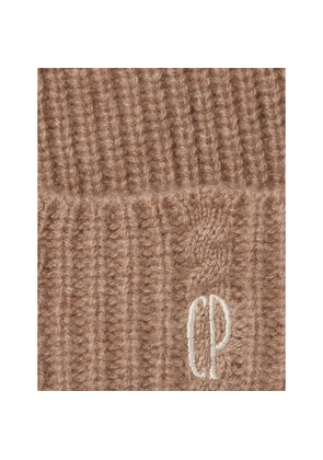 Womens Claudie Pierlot Logo-Embroidered Cashmere Beanie