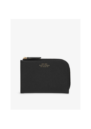 Womens Smythson Panama Leather Slim Pouch