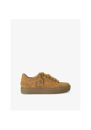Mens Kurt Geiger London Southbank Tag Suede Trainers