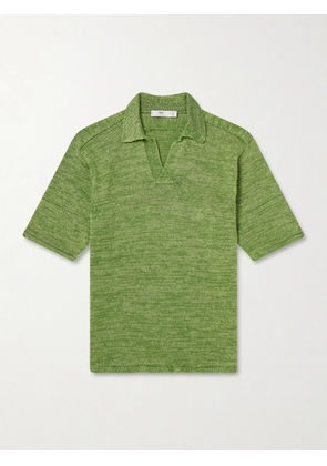 Inis Meáin - Linen Polo Shirt - Men - Green - S