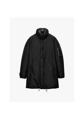 Mens Prada Stand-Collar Down-Filled Woven Jacket