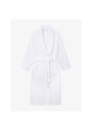 Womens The White Company Waffle-Texture Cotton Robe