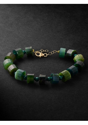 JIA JIA - Gold, Malachite and Jade Bracelet - Men - Gold