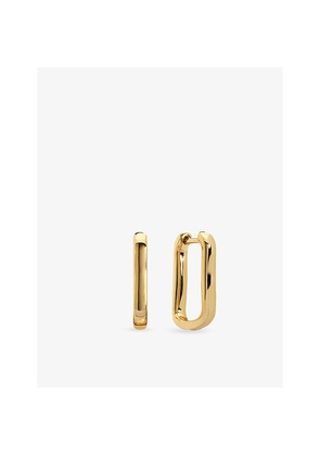 Womens Monica Vinader Alta 18ct Yellow Gold Vermeil Huggie